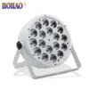 HOHAO News 18x3w Alta luminosità RGBW 4IN1 Par 64 piatto colorato con controllo remoto Dmx512 Suono Musica Dj Disco Bar Illuminazione