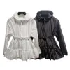 Gabardinas femininas de luxo, marca de grife, casaco caro para casais, bordado com logotipo grande, tamanho 0-2, saída de fábrica