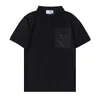 Letnie męskie markowe koszulki polo moda męska klasyczne topy luksusowe litery jednokolorowe t-shirty odzież ubrania koszulki z krótkim rękawem
