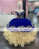 royal blue sweet 15 jurken