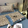 Bedding Define quatro peças conjunto de seda modal confortável e fria com garantia de qualidade