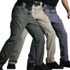 Pantalons pour hommes Cargo hommes multi-poches pantalons de survêtement tactiques d'extérieur armée militaire grande taille imperméable à l'eau à séchage rapide pantalons de randonnée élastiques pour hommes