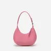 Nouveau sac femme minorité conception simple croissant fronde une épaule couleur unie irrégulière polyvalent main Purses_CJB4