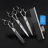 JOEWELL 70 inch 4CR stainless steel hair cutting scissors kit good professional barber tool set8496045