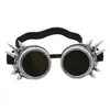 Steampunk Sonnenbrille Uisex Persönlichkeit Niet Radfahren Sonnenbrille Outdoor Brille Maskerade Party Ornamental Runder Rahmen Adumbral