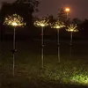 Strings 90/120 LED's Outdoor Solar Powered Lamp Sunlight Grass Fireworks Licht landschap Vakantie Home Garden Decoredled LED