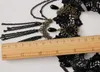 Black Palace Lace Headband UK Retro -stijl Rhinestone Chain Tassel Princess Lace Hair Bands Creatieve Halloween -sieraden