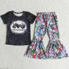 新しいファッションキッズデザイナー服の女の子セットブティック秋ハロウィーン子供服ミルクシルク幼児の女の女の子の服who卸売9660706