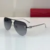 Mann Cartir Mode Sonnenbrillenrahmen Designer Frauen Sonnenbrille Leopard quadratischer Brillenrahmen Schützen Sie die Augen vor blauem Licht Brillen rahmenlose Piloten-Sonnenbrille für Männer