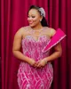 2022 plus size arabic aso ebi luxuosas sereia sereia vestidos de baile sexy pescoço noturno festas formal segunda recepção vestidos de noivado de aniversário ZJ707