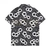 Luxus-Designer-Shirts Herren Hawaii Floral Casual Shirts Mode Mans Kurzarm Kleid Blusen Sommergeschäftshemd Asian Size M-3xl