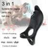 Vibrant Pénis Anneau Couple Vibrateur Clit Sucker Stimulateur 5 Modes G-spot Massage Coq Sexy Jouet pour Homme avec Télécommande