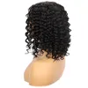 Nuove parrucche sintetiche per capelli sintetici da donna sexy corta nera V # 3/4 parte ondulata da donna