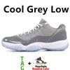 2022 Cool Gray 11 11s Basketball Shoes Pure Violet High Citrus University Legend Blue White Concord 45 Space Jama Women Mens