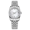 Montre pour femme Montre de luxe en diamant de haute qualité Montre de créateur Bague en diamant Mouvement à quartz Taille 31 mm Verre saphir Bracelet en acier inoxydable Montre étanche