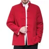 Automne Hommes Style Chinois Coton Manteau Lâche Kimono Cardigan Hommes Couleur Unie Lin Veste D'extérieur Manteaux M5XL 220726