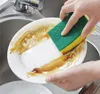 100 Stcs Waschen des Geschirrs Schauer Pads Spülponge Küchenreinigung Nano Cottons Waschpotte Pinsel