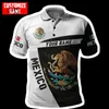 Plstarcosmos 3dprind Mexico Polo Shirt spersonalizowany zespół śmieszny lato harajuku bez rękawów fitness unisex styl 3 220713