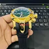 Reserve Venom Top Brand Luxury Mężczyźni Oglądaj niepokonany Luminous Invicto RelOJ de Hombre dla Drop176b323U