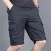 Men s Military Cargo Shorts Army Camouflage Tactical Joggers Men Cotton Loose Work Casual Short Pants Plus Size 4XL 220715