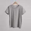 Koreaanse oversized korte mouw zomer dames katoenen t -shirt v nek vrouwelijke tops op maat aangepaste p o tekst bedrukte t shirts 220621