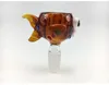 Новейшая толстая стеклянная миска для кальяна 14 мм 18 мм мужской женской массы цветовой воронки для курящихся изделия для табачного масла табака с горящей водой труб