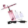 Kit per nail art aerografo set mini kit pistola spray elettrica portatile pompa per la pittura modello tattoo246d