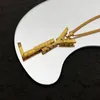 Mens Designer Halsband Diamond Pendant Halsband Designers Smycken Luxury Gold Chain Brands Necklace Wedding For Women With Box NE1370775