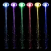 Cadılar Bayramı Parti Bar C0628X03 için LED Işık Örgü Aydınlık Fiber Optik Saçkop Dekoru