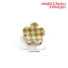 Hair Clips & Barrettes Ins Multicolor Checkerboard Grid Five Leaf Clover Acetate Clip For Women Cute Flower Acrylic Claw AccessoriesHair