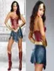 女性ハロウィーンパーティー映画の正義ワンダーファンタジアファンシードレスリーグスーパーヒーロースーパーウーマンコスチュームS3XL G09254209674