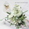 Decorative Flowers & Wreaths Autumn Artificial Pink Silk Rose Peony Bouquet DIY Home Garden Wedding Decoration Accessories Fall Hydrangea Fa