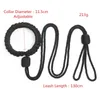 Nxy Sm Bondage Adults Toys Sm Products Bdsm Sex Adult Game Cotton Rope Bdsm Restraints Collar Handcuffs Erotic for Women Men 220426