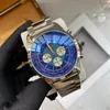 2022 Nuovi orologi da uomo di lusso Six Stitches Work Orologio meccanico automatico Designer di alta qualità Cinturino in acciaio e cinturino in pelle di alta qualità Regalo di moda Stile sportivo