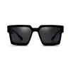 선글라스 패션 클래식 럭셔리 디자이너 대형 스퀘어 여성 남성 쉴드 Ins Sun Glasses Mirror Shades UV400