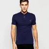 American Men's Lapel Polo Shirt Summer bawełniana haft krótki rękaw swobodny moda biznesowa Slim T-shirt S-6xl 220504