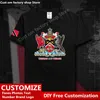 Trinidad und Tobago Country T Shirt Custom Jersey Fans DIY Name Number High Street Fashion Loose Casual T Shirt 220616