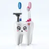 Plastic Toothbrush Holder 4 Hole Cartoon Toothbrush Stand Tooth Brush Shelf Bracket Container Bathroom Product YF0058