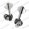 En uppsättning 3R3L Chrome Electric Bass Guitar Tuning Pinns Machine Heads Tuners