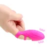 Femme vibratrice du doigt imperméable Silicone G-spot clitoris stimulateur adulte lesbien sexy jouets masturbateurs flirt