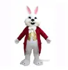 Belle mascotte de lapin de pâques costumes de noël fantaisie robe de soirée personnage de dessin animé tenue costume adultes taille carnaval publicité de pâques