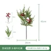 Flores decorativas grinaldas verdes videira pendurada folhas folhas folhas de decoração caseira decorações de Natal plantas artificiais decorativas