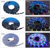 5V WS2812B LED Strip Licht WS2812 RGB LEDS Lichten afzonderlijk Adresable Smart LED -verlichtingsstroken 2m 5m IP30 Zwart Wit