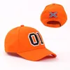 Autres fournitures d'événements Général Lee 01 Cosplay Hat Embroides Unisexe Coton Orange Good OL39 Boy Dukes Baseball réglable4544464