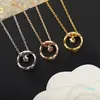 2022 new Fashion Pendant Necklaces for Woman Classic Exquisite Jewelry Elegant Lady Luxury Necklace 3 Color High Quality
