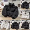 2022 abiti invernali nuovo piumino da uomo cappotto di pelliccia caldo parka ispessito moda cappotti all'aperto piumini piumini popolari argento colore nero senza cappello coppia