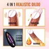 Wireless Remote Telescopic Heating Big Dildo Vibrator for Women Gay Vibrating Realistic Penis Suction Cup sexy Toys
