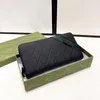 Korthållare Designer Purses Unisex Classic Top Leather Original Standard Plånbok Högkvalitativ Multi Color Handbag -dragkedja Walls Fall
