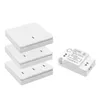 Smart Automation Modules Wireless Mesh Home APP Telecomando Interruttore a doppio controllo RF 2.4G Adesivi gratuiti Cablaggio dispositivo on-off Telefono cellulare A