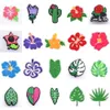 Flower Leaf Plant Shoes Charms For Women Girls Croc Accessories Decoration Rubber Clog Charm Kids Party X-mas Gifts